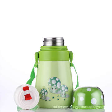 Double Wall Vacuum Stainless Steel Outdoor Flask Svf-400j Children Green